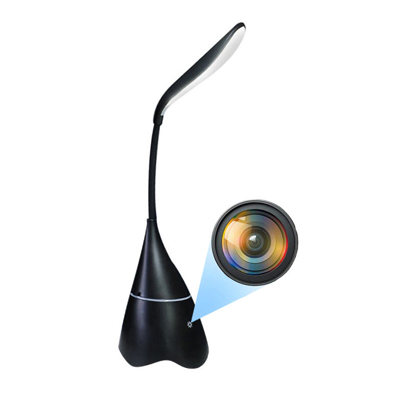Desk Lamp Wireless WiFi Spy Hidden Indoor Mini Security IP DVR Camera with Bluetooth Speaker and Light