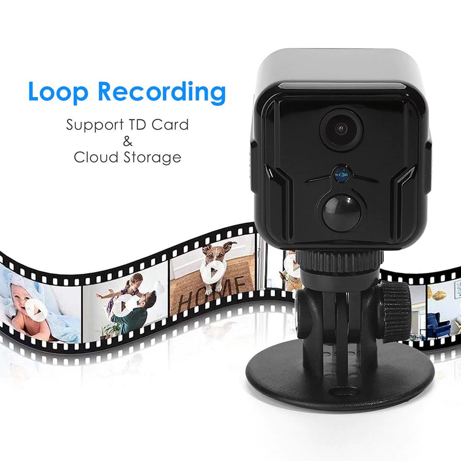 Mini wireless wifi ip camera PIR cloud storage 1080p two-way audio P2P  hidden camera wifi