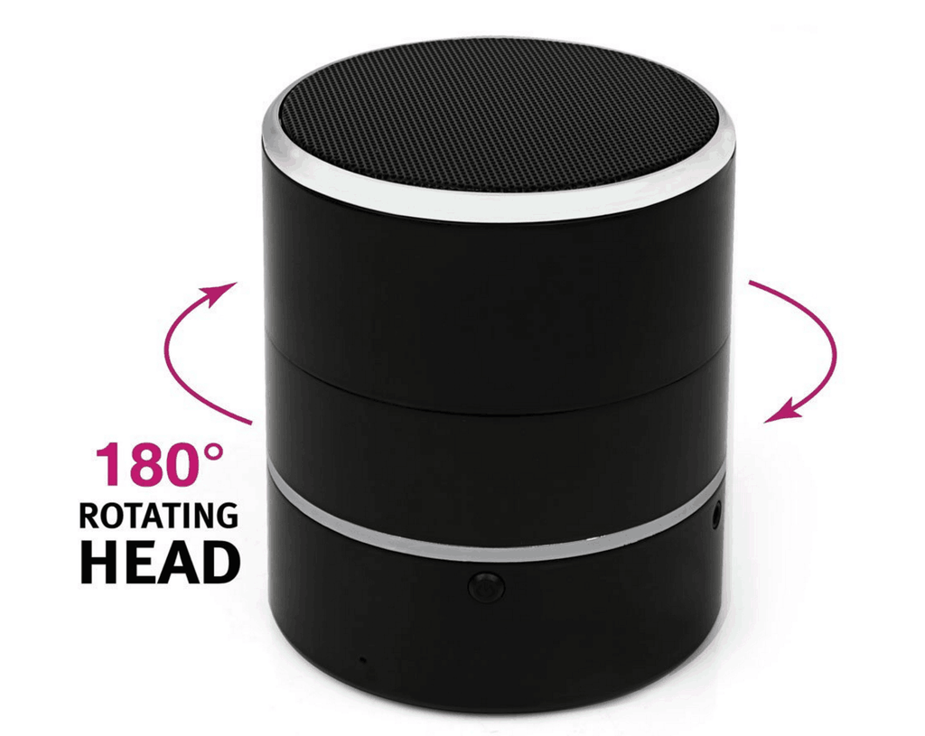 Rotating HD 240 degree viewing angle wireless speaker WIFI hidden spy camera