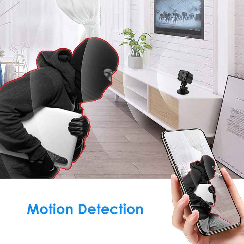 Mini wireless wifi ip camera PIR cloud storage 1080p two-way audio P2P  hidden camera wifi