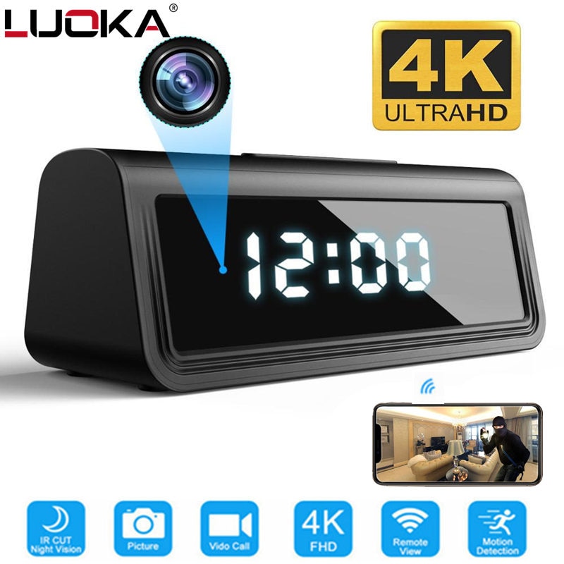 HD wifi camera Secret Clock micro camera Recorder Security Night Vision Motion Detect Camcorder Anteye Technology