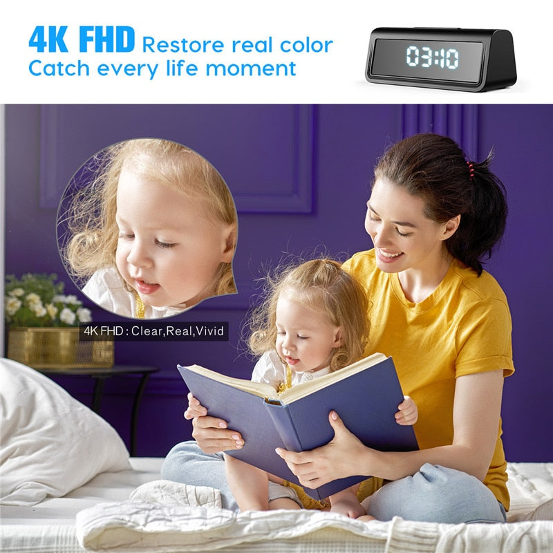 HD wifi camera Secret Clock micro camera Recorder Security Night Vision Motion Detect Camcorder Anteye Technology