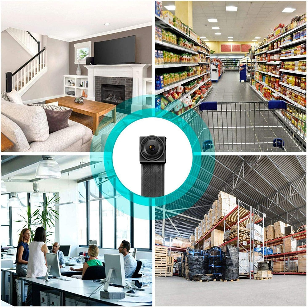 Mini camera  hidden Home Security Cameras 1080P HD Wireless WiFi Remote View Camera Nanny Cam
