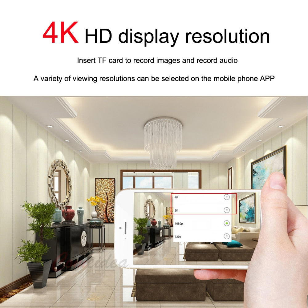 Mini Monitoring Camera 4k Spy Cam Device DIY Camera 2160P True 4k