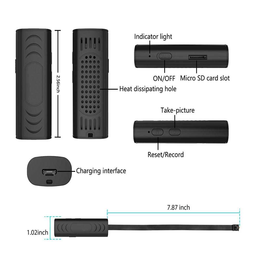 Mini camera  hidden Home Security Cameras 1080P HD Wireless WiFi Remote View Camera Nanny Cam
