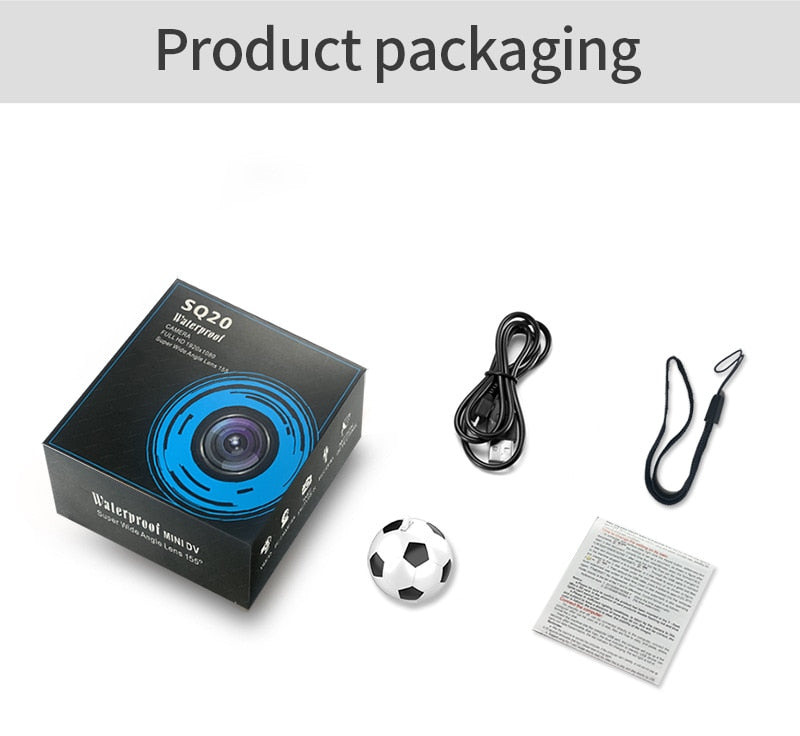Spherical Mini Camera HD 1080P IP Camera Night Vision Hidden Spy Camera Portable Camera Small DVR