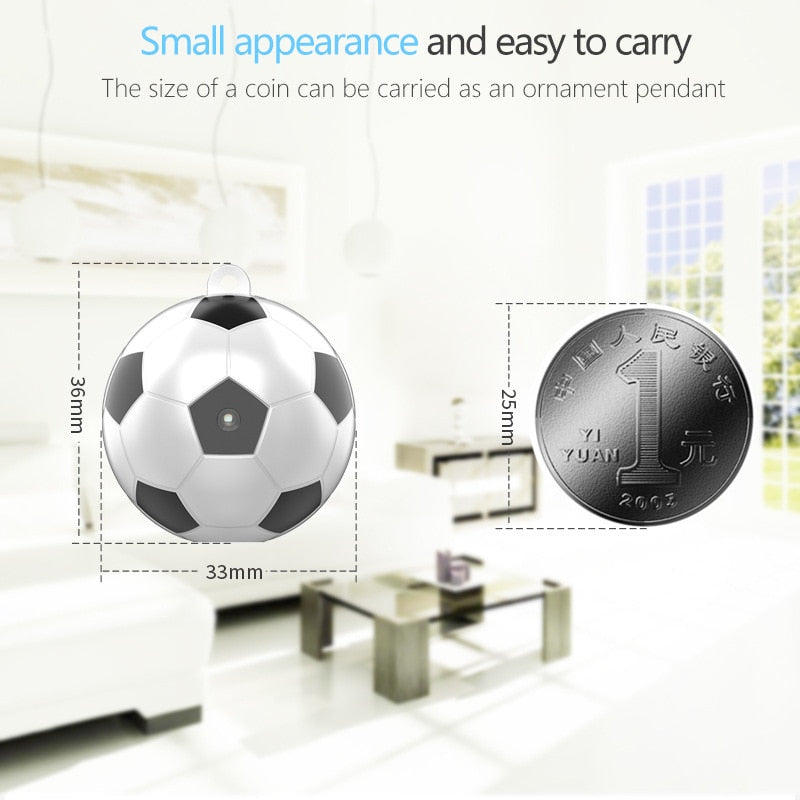 Spherical Mini Camera HD 1080P IP Camera Night Vision Hidden Spy Camera Portable Camera Small DVR