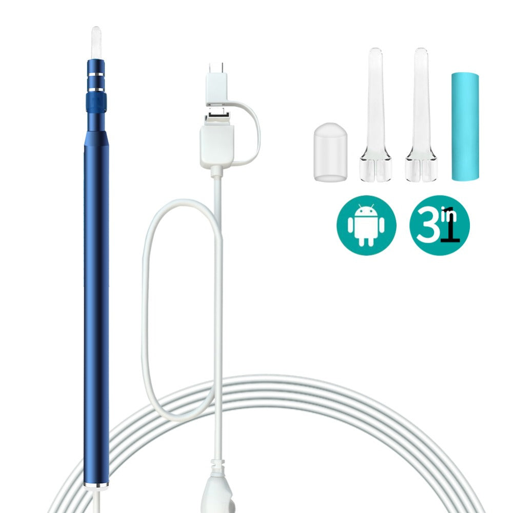 Newest HD visual ear cleaning tool Mini Camera otoscope Ear Health Care USB Ear Cleaning Endoscope for android